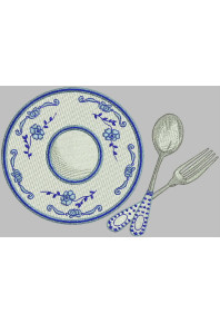 Hom036 - Dish and cutlery